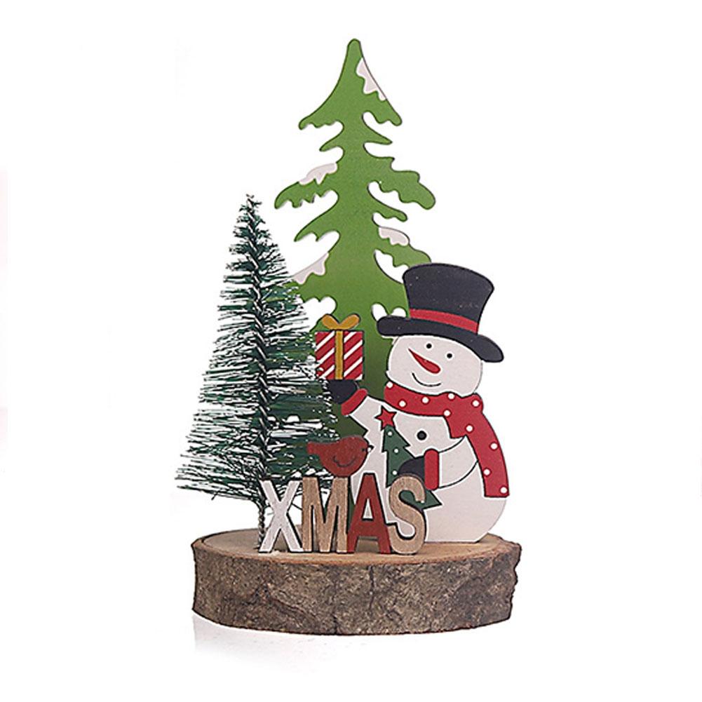 Christmas Wooden Decorations Creative Desktop Decoration