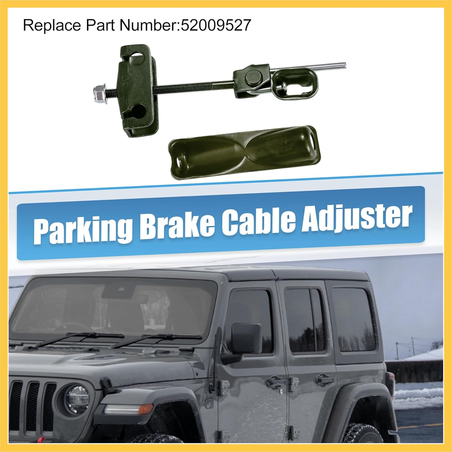 1 Set Parking Brake Cable Adjuster for Ram 1500 2500 3500 for Jeep Grand Cherokee Wrangler for Dodge for Ram 1500 2500 3500 No.52008437AC/52009527