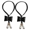 2pcs Adjustable Bows Curtain Tiebacks Modern Curtain Holdbacks Elegant Curtain Ties  Home Decor