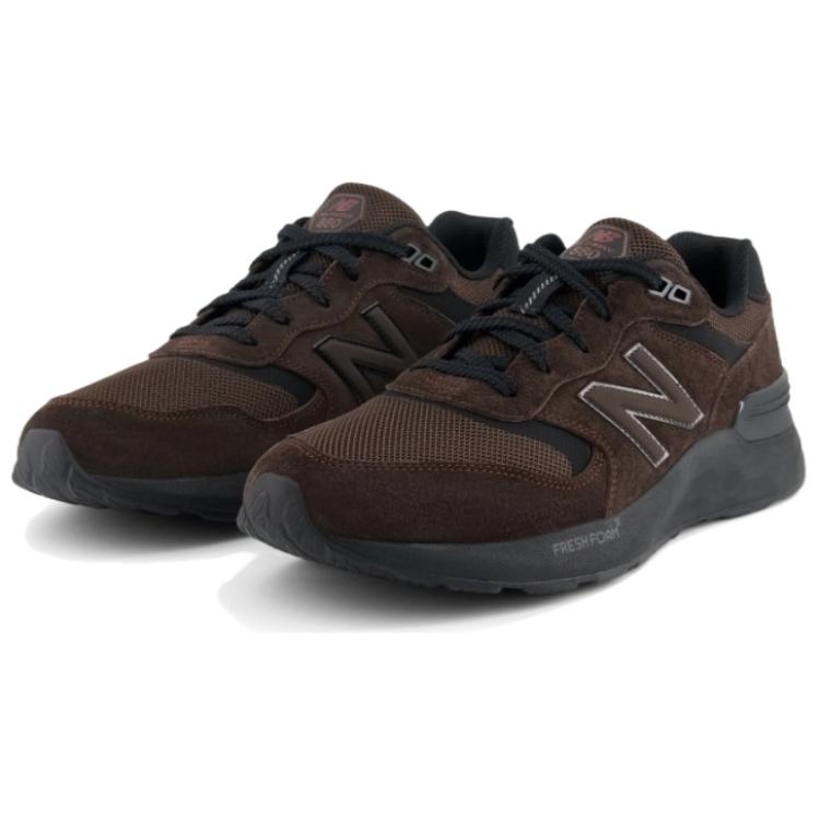 New Balance 880 Series Wear Resistant And Lightweight REVLITE Running Shoes Men's Dark Brown Sneakers MW880BD7