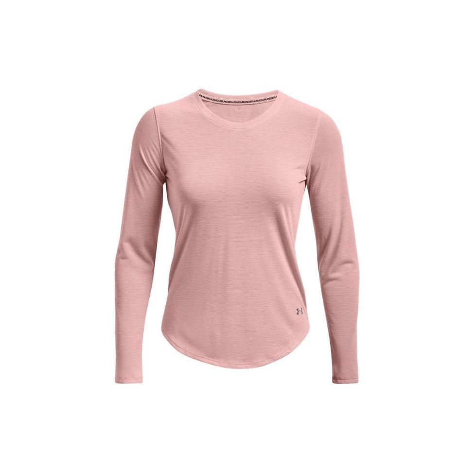 

Under Armour Streaker Dry Comfortable Running Long Sleeve T-Shirt With Hollow Back Design Women Tops Pink 1370339-676 M