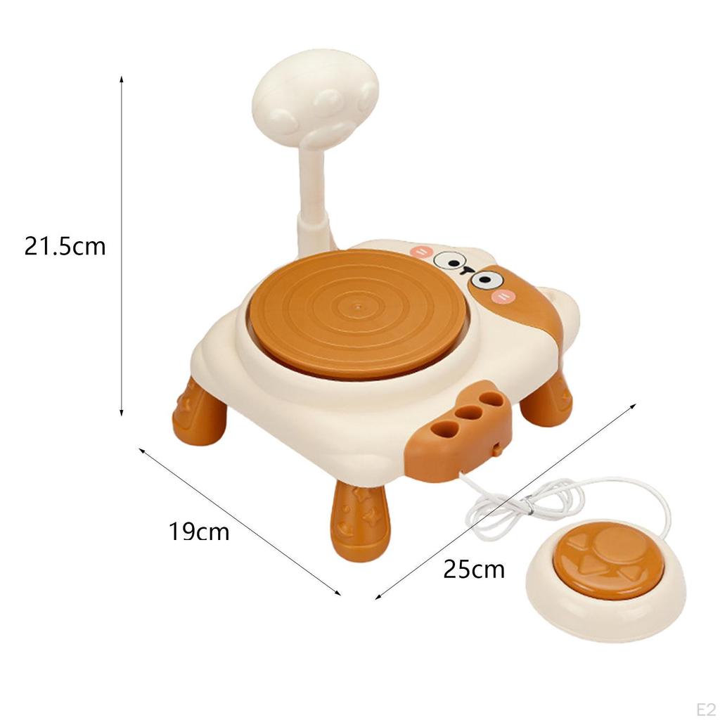 Electric Pottery Wheel Sculpting Clay Tools with Clay, Painting, Apron, Craft Tool for