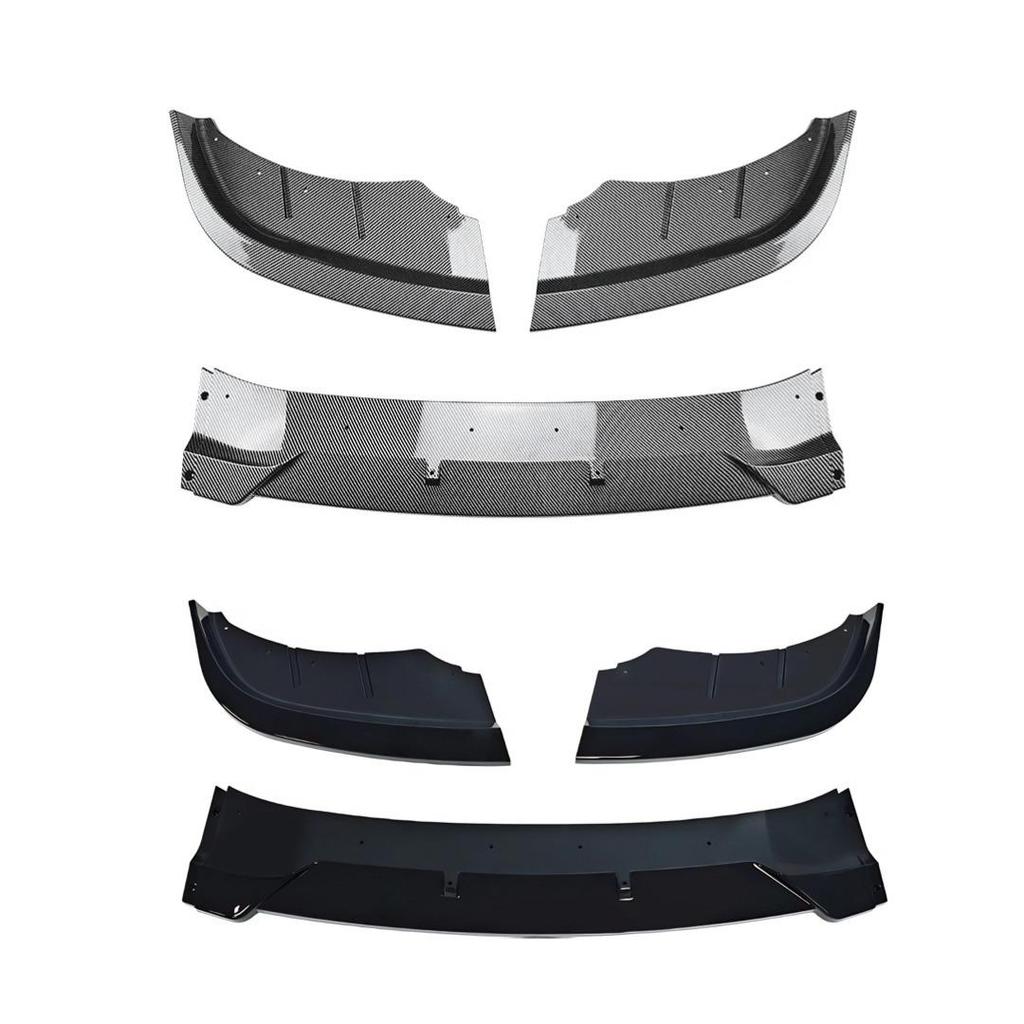 Fits 2014-2017 BMW 5 Series F10 Standard: Three-Piece Front Lip & Water Transfer Print Style Rear Diffuser Accessories.