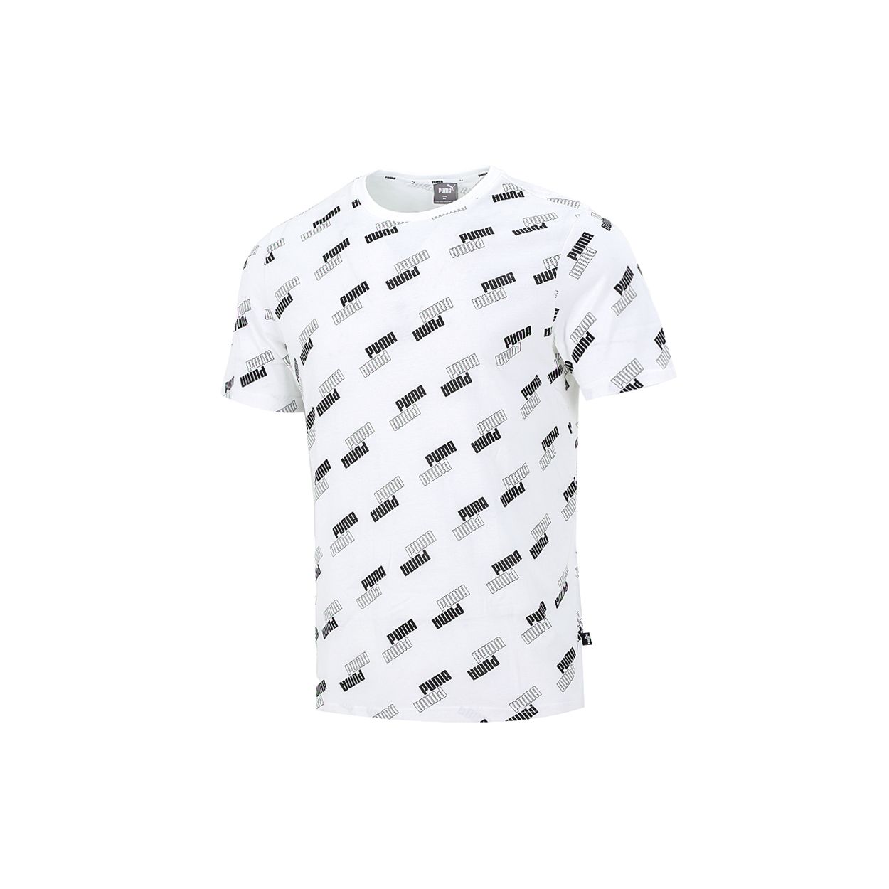 

Puma Дышащая футболка с логотипом и принтом, мужские топы, белая 846430-02