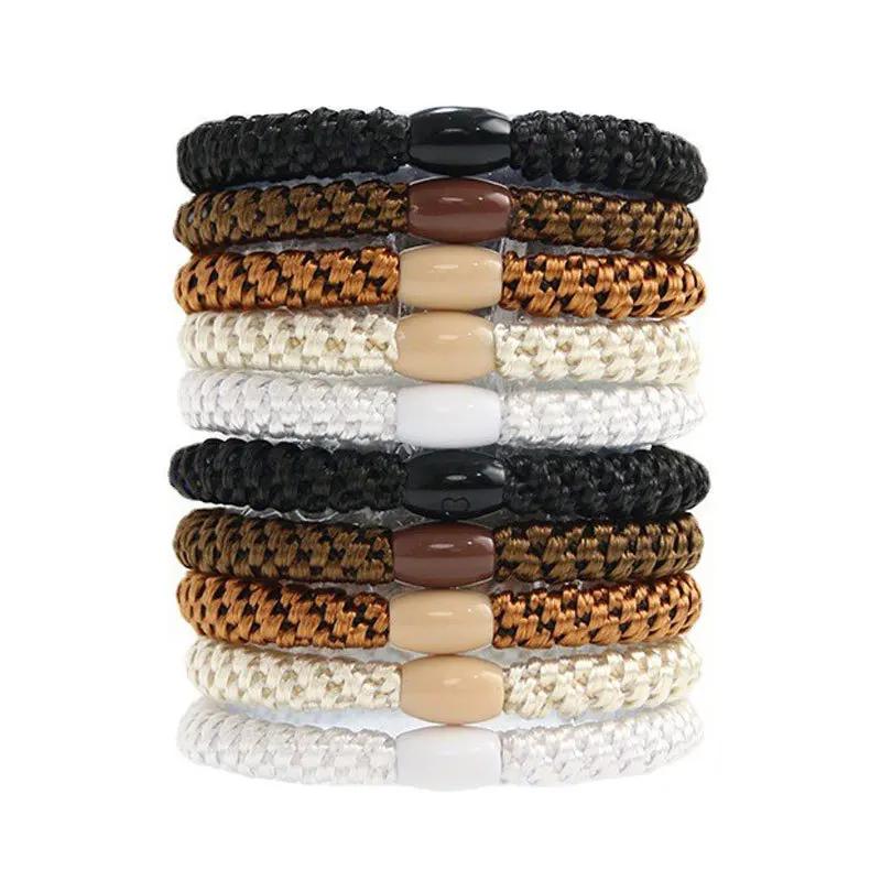 Hair Ties No Damage 10/15PCS Ponytail Holders Elastic Hair Ties for Thick Hair Bands for Women Girls's Braided