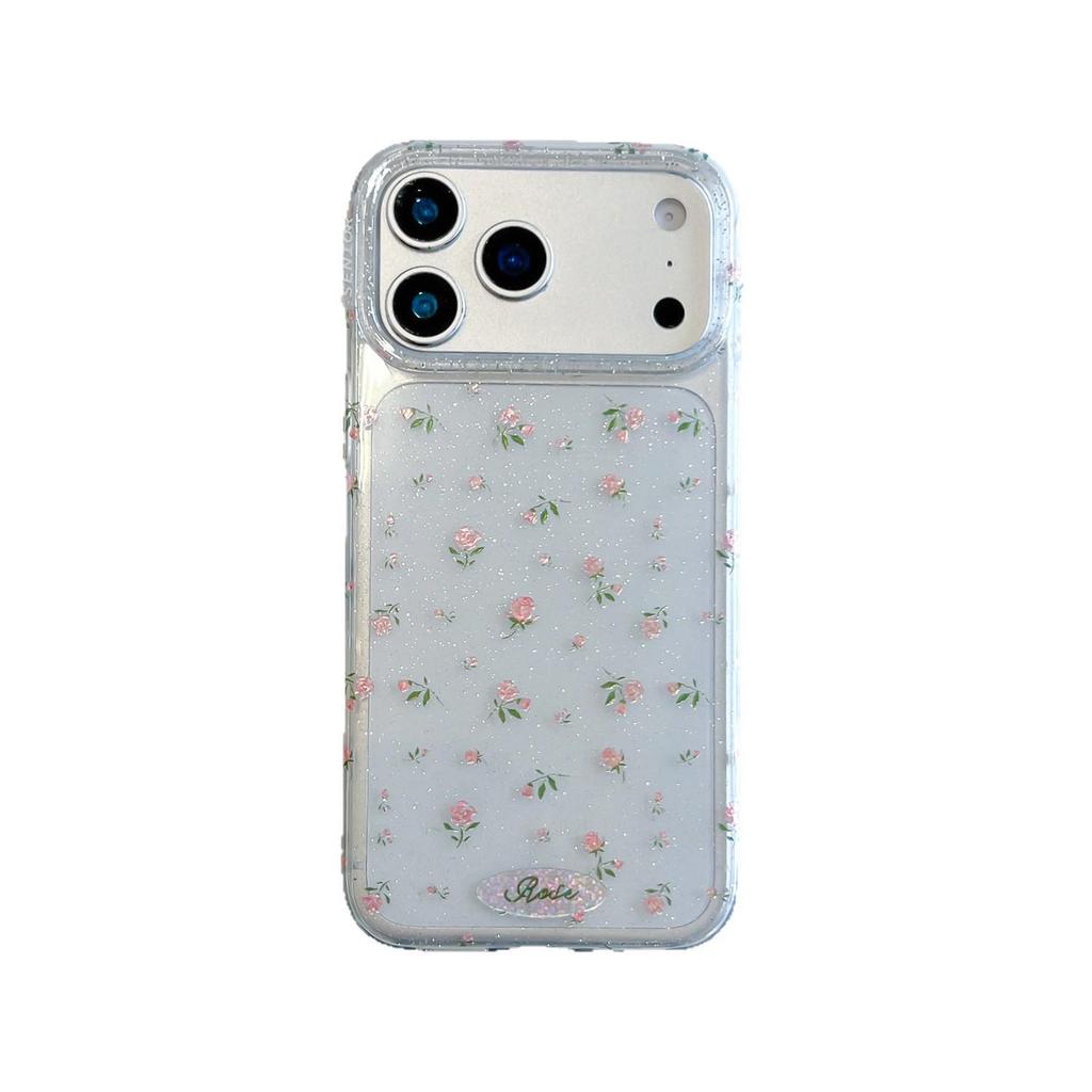 Luanjin IMD Full Screen Floral Pattern Case for iPhone 17 Pro / 15 Pro Max / 16 PM
