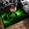 1pz Tappeto Area con Stampa Logo Monster Energy - Morbido, Lavabile, Antiscivolo, Tappetino da Interno per Sedie da Ufficio, Soggiorno, Home Office, Tappeto Decorativo