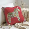 Cushion Cover  Linen  SkinFriendly Soft Decorative Case For Sofa Home Decor Anime Dala Horse Print Pillow cover