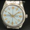 VINTAGE CITIZEN NEW MASTER HANDWINDING JAPAN MENS SEA GREEN DIAL WATCH a704426-1
