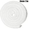 2m Fiberglass Fire Rope Insulation Fireproof Sealing Strip  for Wood or Pellet Fireplaces