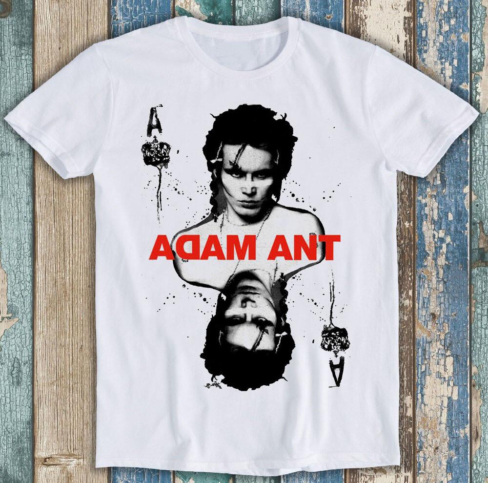 Ace of Ants Adam Ant Playing Card Joker Music Best Seller Gift Tee T Shirt 2691 S