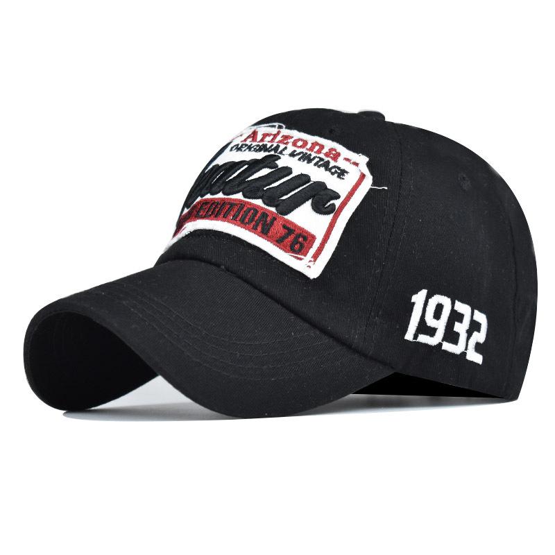 Classic Cotton Baseball Cap 3D Three-dimensional Embroidered Letter Cap Characterure1932 High-grade Washed Cap