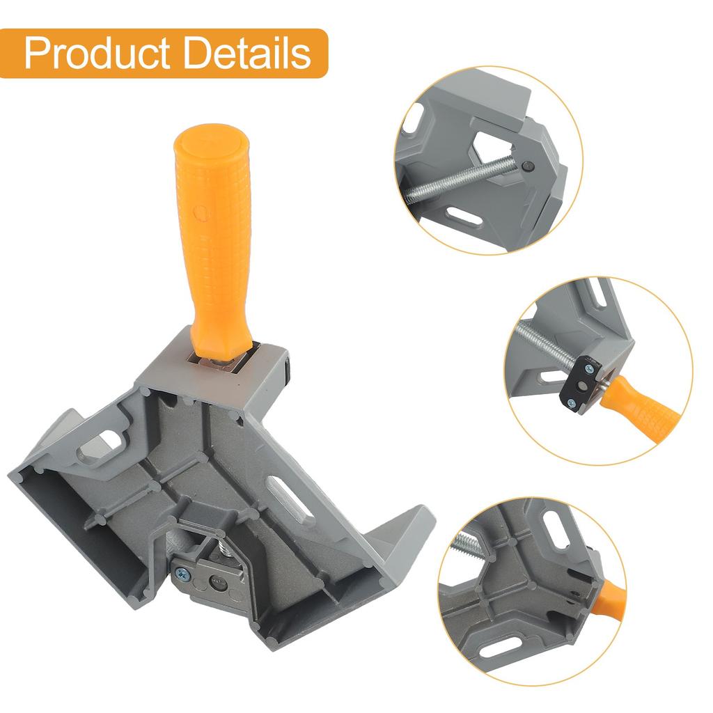 90° Right Angle Clamps Corner Clamp Tools for Carpenter Welding Wood-working