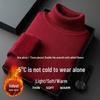 Autumn/Winter 2025 Men's High-Neck Wool Blend Plush-Lined Sweater