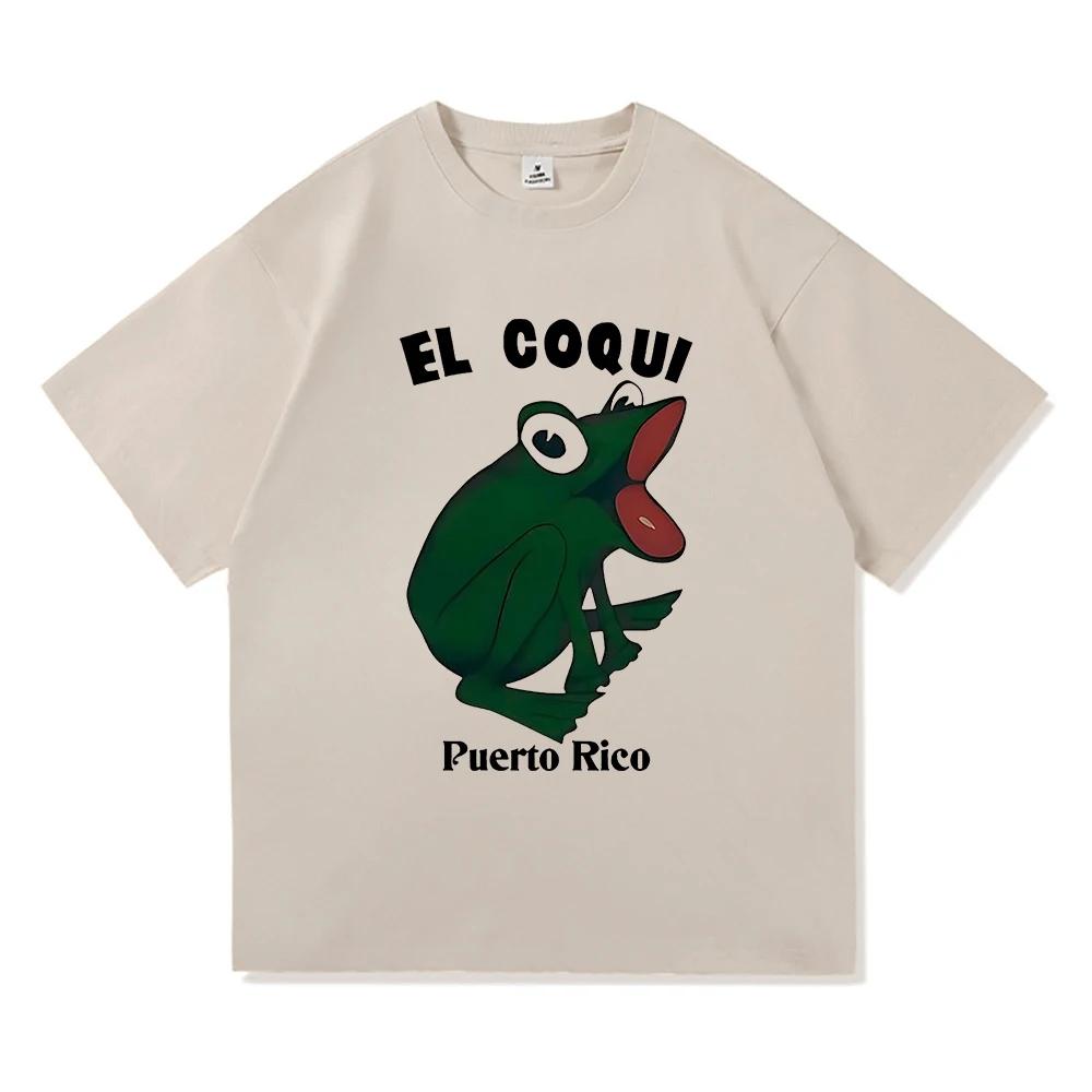 

Bad Bunny El Coqui Frog T Shirt 2025 Debi Tirar Mas Fotos Women Clothing Harajuku Unisex High Quality Cotton Top Graphic T Shirt S