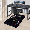 1pc Pacman Maze Adventure Carpet for Playroom Bedroom Living Room Sofa Home Decor,kids Game Area Rug Non-slip Floor Mat Y730140