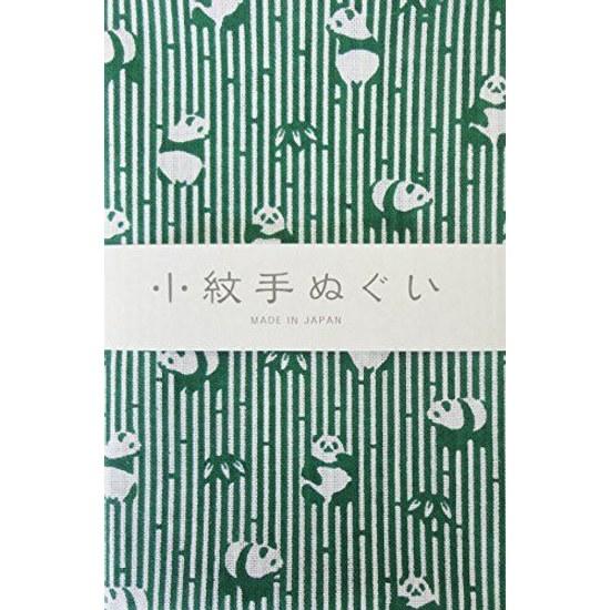 Miyamoto Towel Komon Tenugui Sasa Panda 3390cm 33356 Green