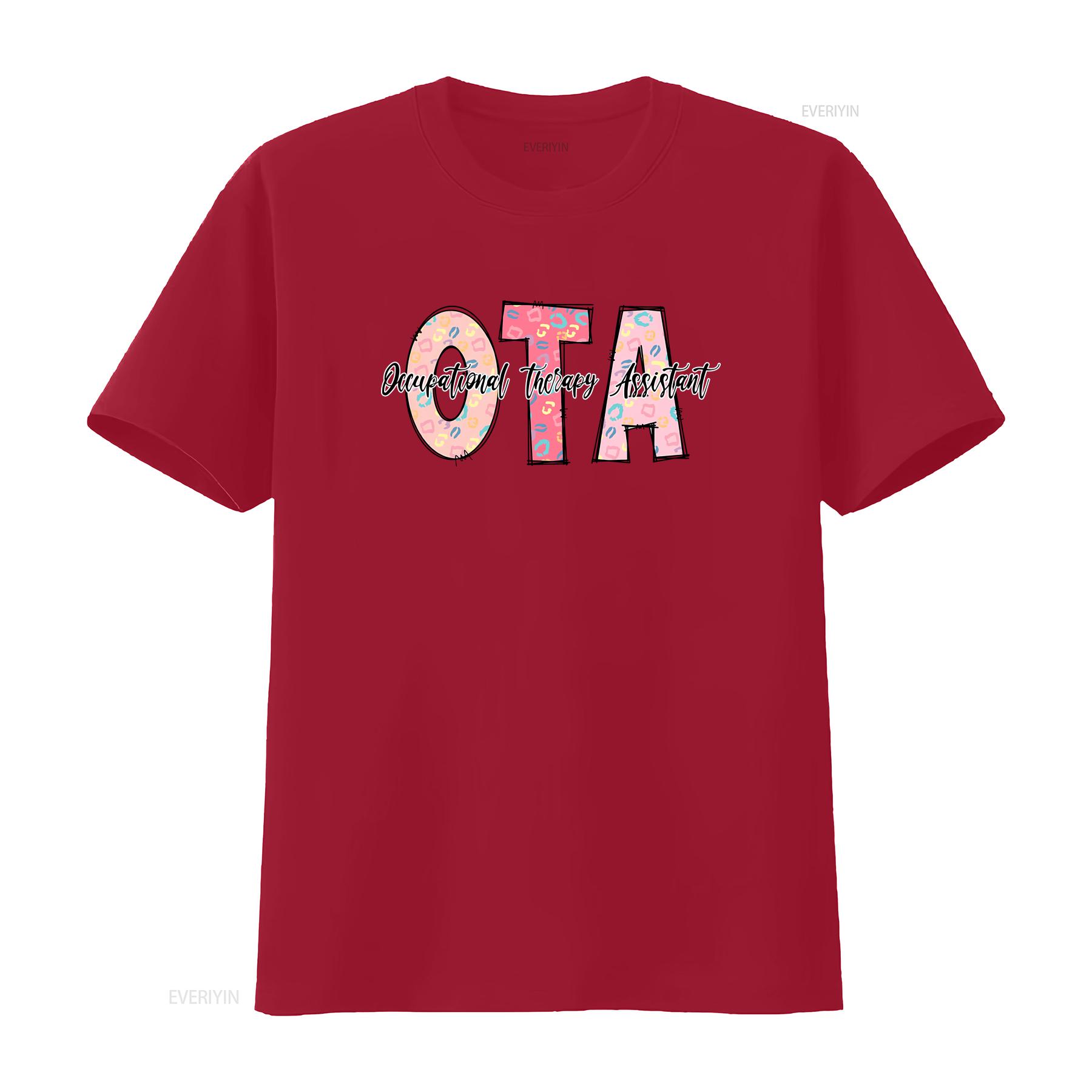 

Occupational Therapy AssistanT T Shirt OTA Crew OT vintage Washed Comfortable Soft Unisex Casual fashion streetwear homme S