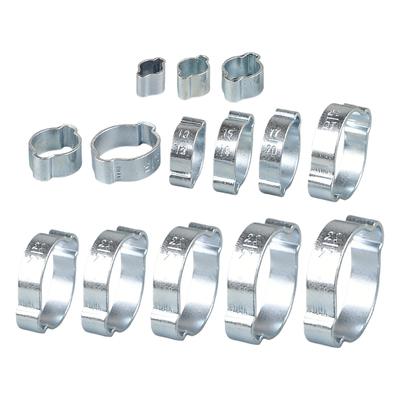 Pack Of 10 Steel 304 Double Ear Hose Clamps Easy To Use for Secure Pipe Fastening In Plumbing & Automotive