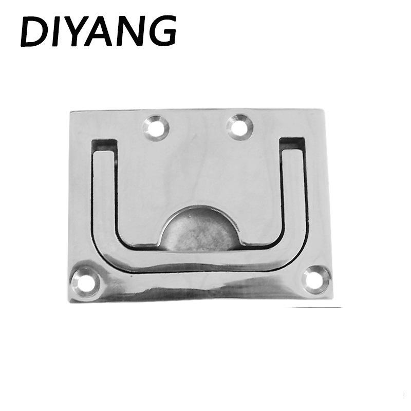 316 Stainless Steel Pull Ring Handle for RV, Yacht, and Boat Decks