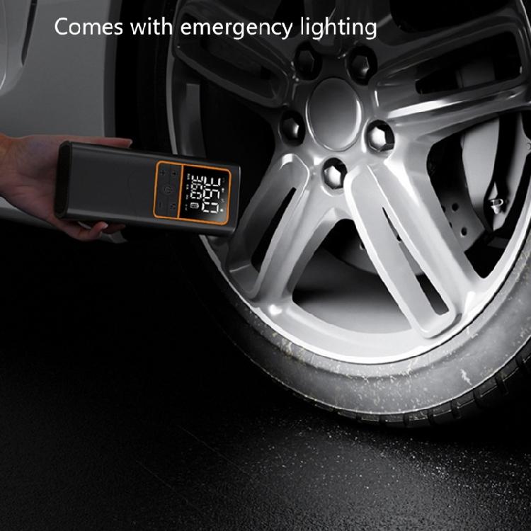 Digital Tire Inflator for Car Bike Motorcycle Car Air Compressor Pumps with LED Light Tire Inflator Type-C Rechargeable