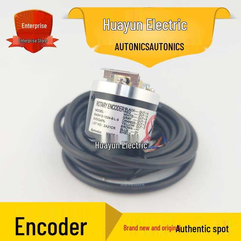 Authentic E40H12-1024-6-L-5 Incremental Encoder by Autonics E40H12-1024-6-L-5