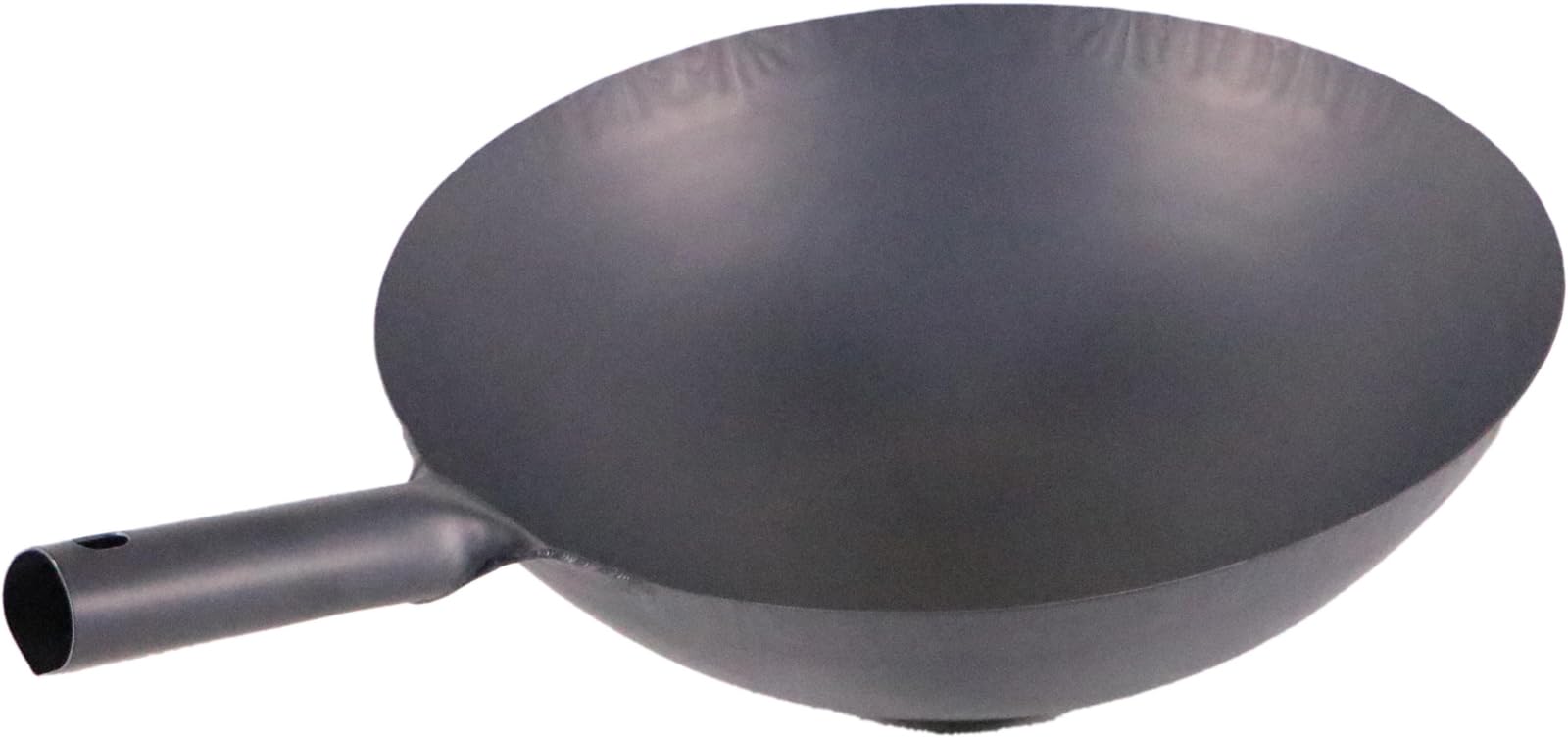 

Kanda Wok, Beijing Style Iron, Nitrided Iron, 36cm, 1100g, 1.0mm Thick, Made in Japan, 018371, Professional Grade, Lightweight, Reduces Wrist Strain