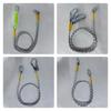 Outdoor High-Altitude Safety Rope: Polyester Construction, Portable Design.