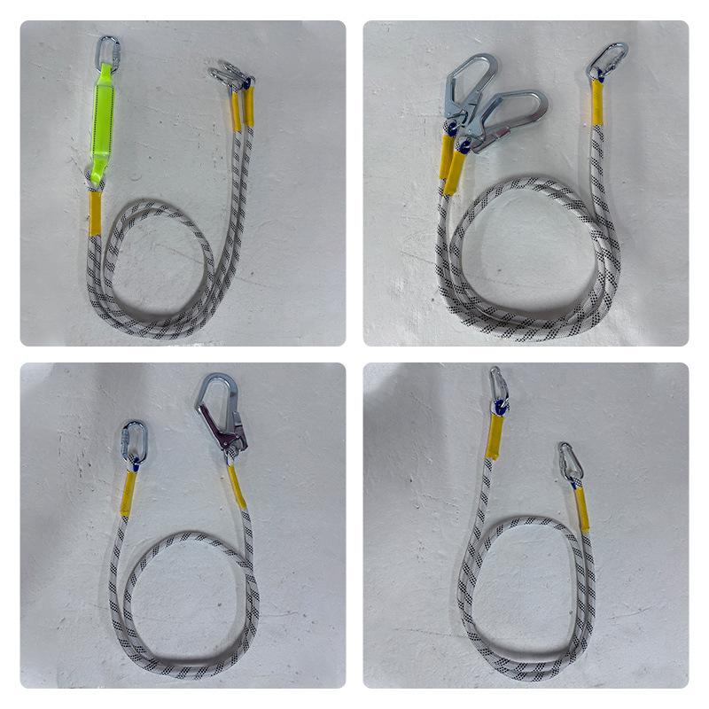 Outdoor High-Altitude Safety Rope: Polyester Construction, Portable Design.
