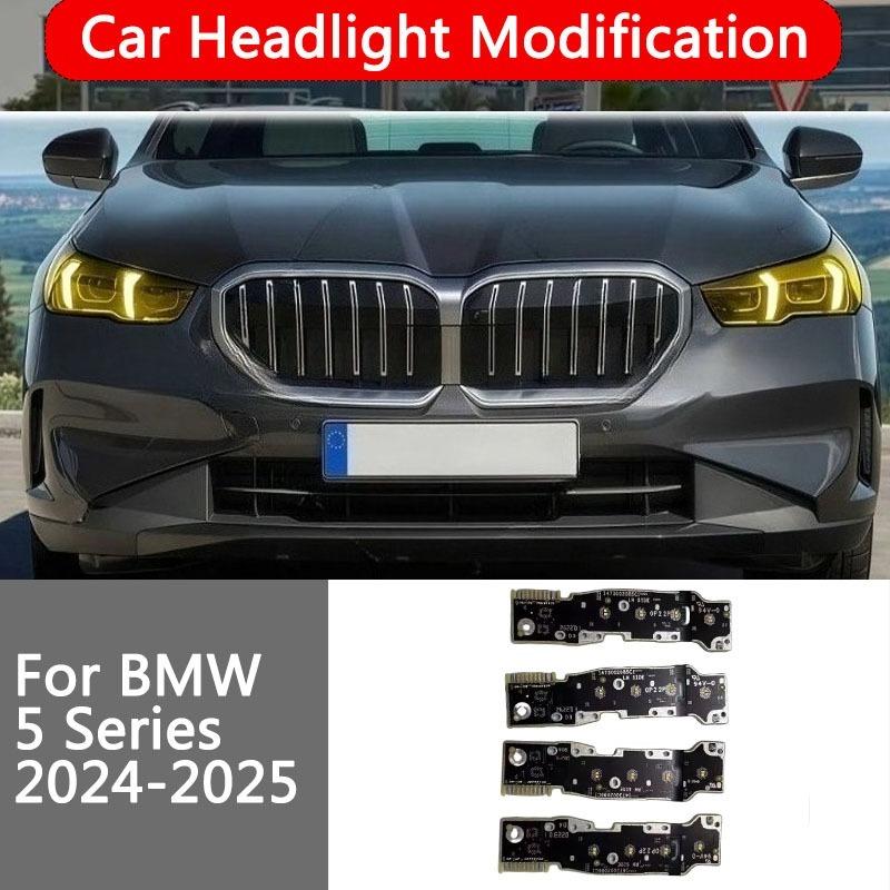 DRL LED Boards For BMW M5 5 Series G90 G60 G61 G68 2024 2025 Daytime Running Light Turn Signal Headlight Chip Module Yellow