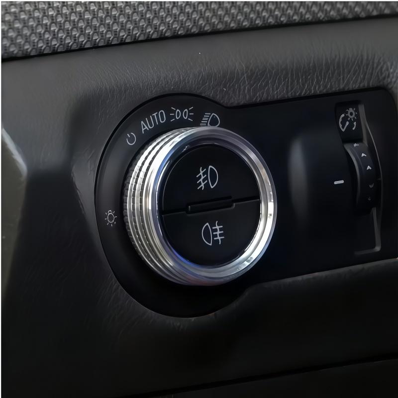 Car Styling for Chevrolet Cruze 2009-2015 Accessories Headlight Switch Adjustment Knob Trim Sticker