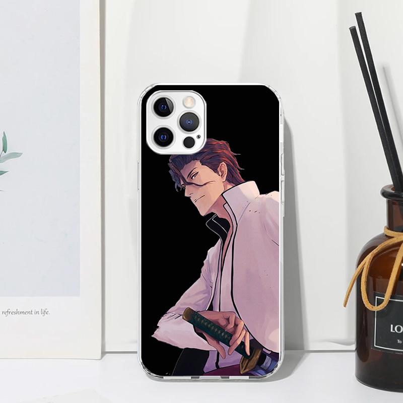 

Bleach Aizen Sousuke Phone Case For Iphone 17 Air 16 15 Plus 16E 14 Pro Max 13 Mini 12 11 7 8 SE Fundas Soft Back Cover 17 Air 1 iPhone 14 Pro