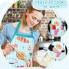 Funny Baking Apron for Women, Kitchen Cooking Aprons for Women with 2 Pockets, Baking Gifts for Womens