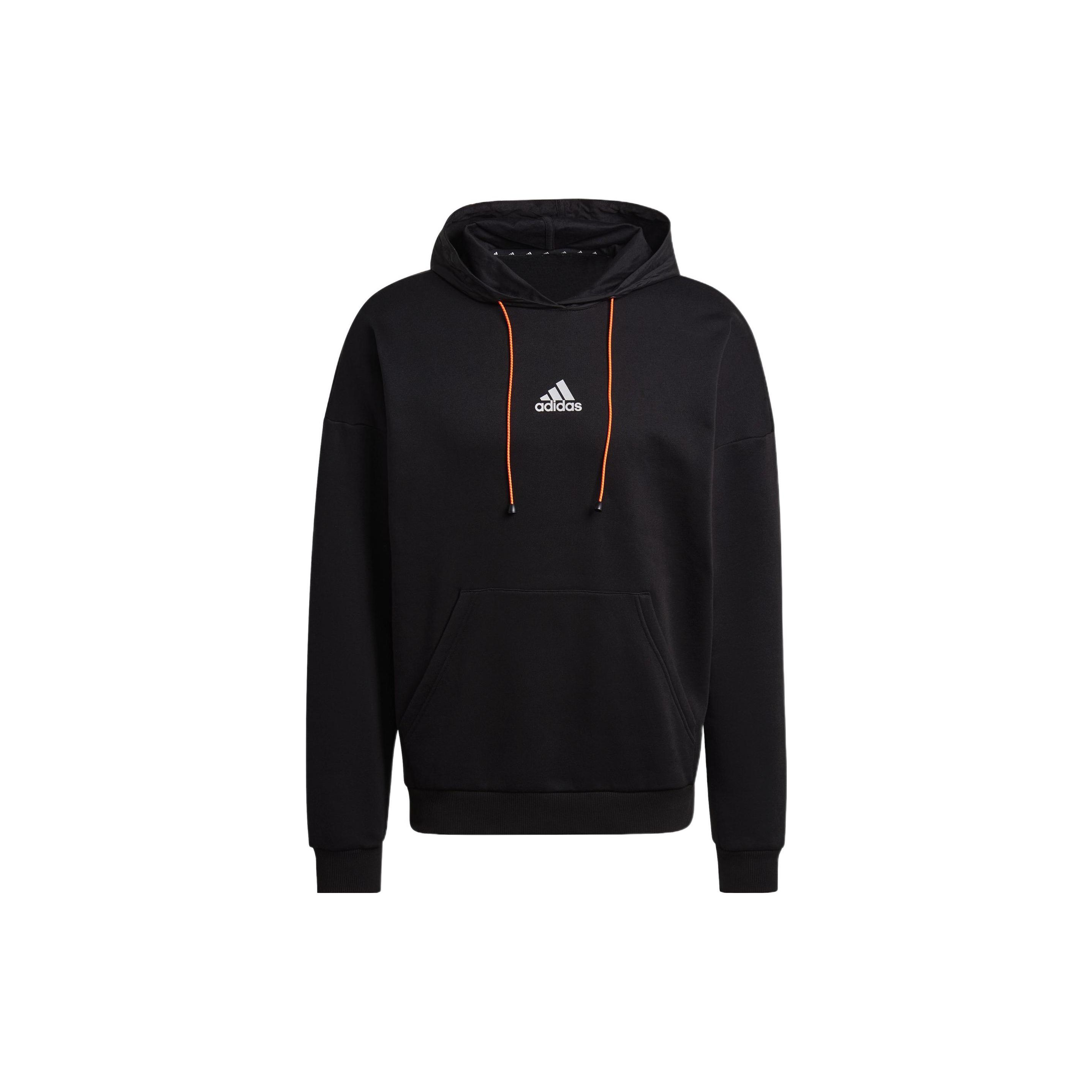 

Adidas Sportswear Толстовка с логотипом и принтом, мужские топы, черный GQ2223 XL