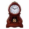 Table Clock with Pendulum Elegant Wooden Timeless for Office