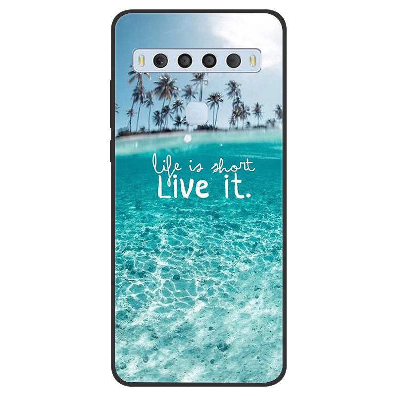 

Для чохла TCL 10L 10 Pro М яка силіконова задня кришка Для TCL 10L 10 Lite 5G UW 10Lite 10Pro 10 L Plus Чохол Coques Милий квітковий малюнок TCL 10 Lite