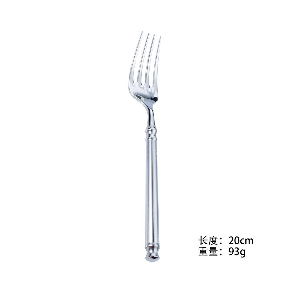 Q6 Roman knife, fork and spoon 304 stainless steel thickened western knife and fork legendary style thick steak knife, fork and spoon set