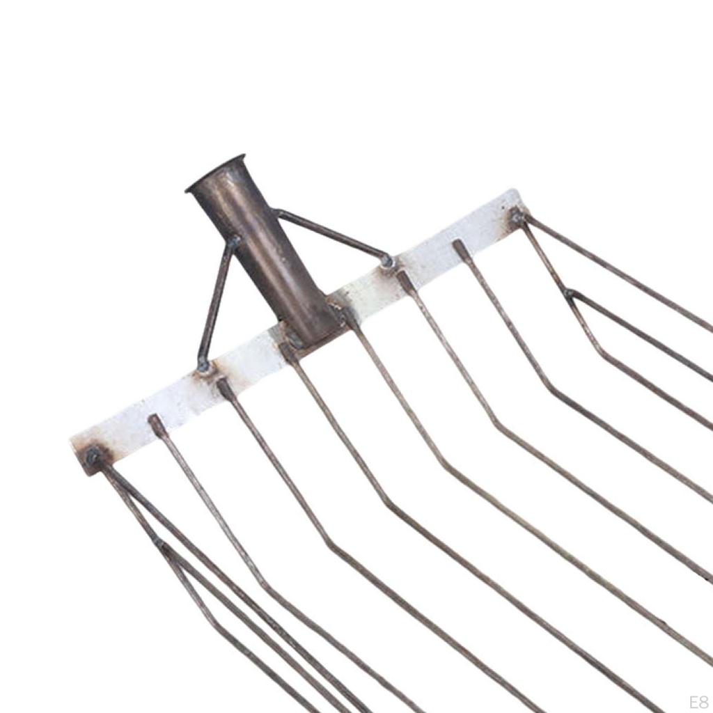 Filter Screen Soil Shovels Hollow Corn Confortable Grip Practical Stainless Steel Versatile