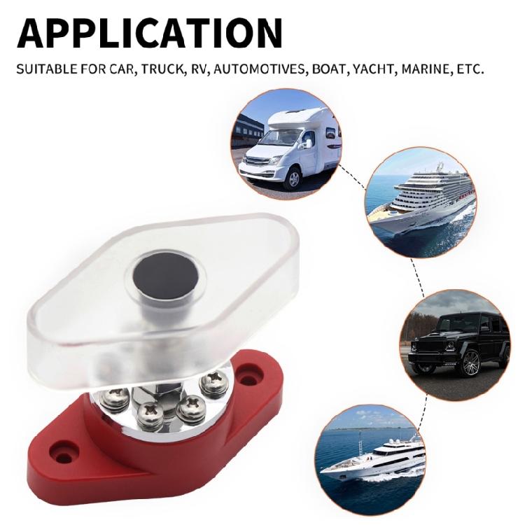 180A 300A Bus Bar Ground Power Distribution Block Terminals for Car Pickup Boat