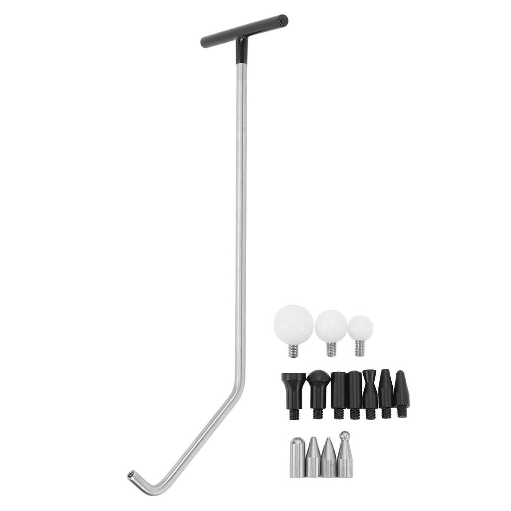 Paintless Dent Repair Tools Stainless Steel Dent Removal Rods Auto Body Dent Removal Set for Hail