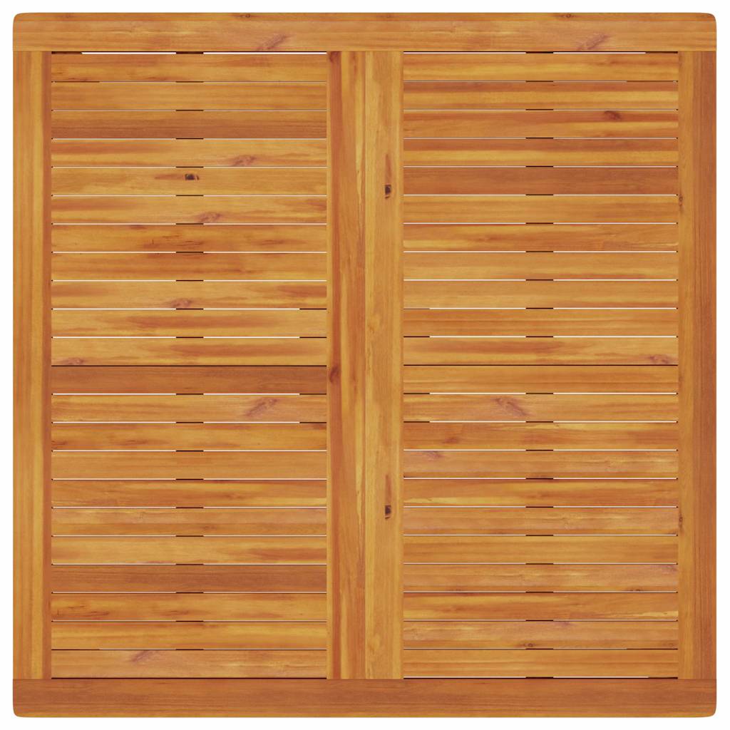 Garden Dining Set 9 pcs Brown Solid Acacia Wood