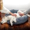 Super Soft Pet Dog Cat Bed Plush Full Size Washable Calm Bed Donut Bed Comfortable Sleeping Bed For Large Medium Small Dogs