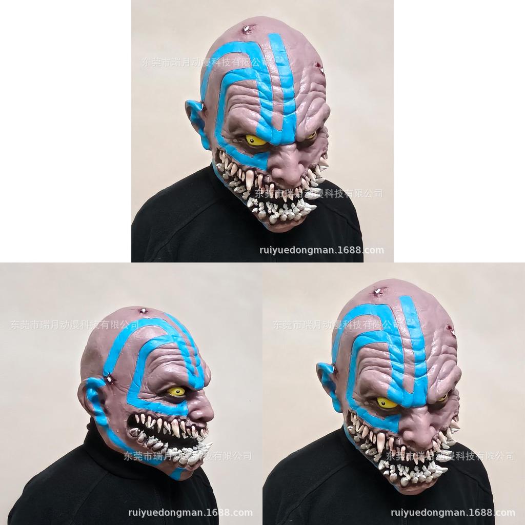 Mortal Kombat Baraka Mask Latex Costume Accessory For Halloween Cosplay