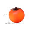 KALLORY Miniature Persimmons, Set of 6, Food Samples, Fruit Models, Fake Food, Dollhouse Parts, Crafts, DIY, Photography Accessories, Figurines,