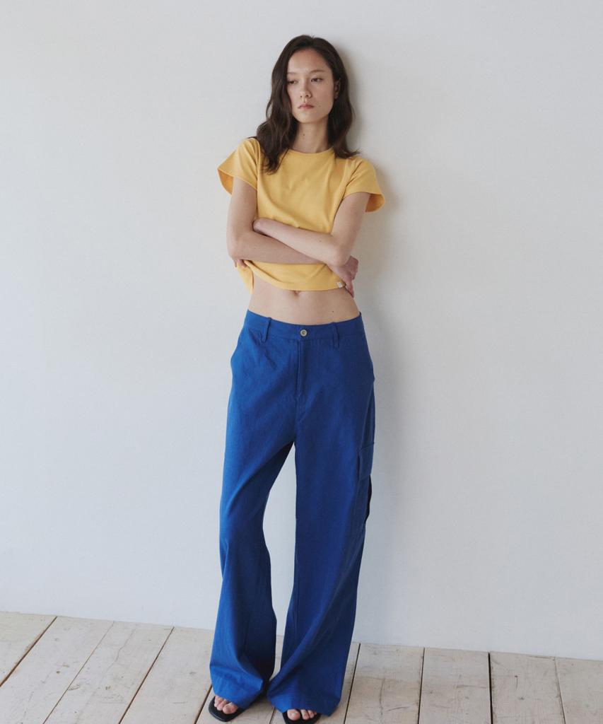 Ieoning Easy Carpenter Pants, Blue