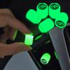 Car Tire Valve Cap Fluorescent Night Glowing Decor For Prius NHW20 ZVW30 ZVW40 ZVW50