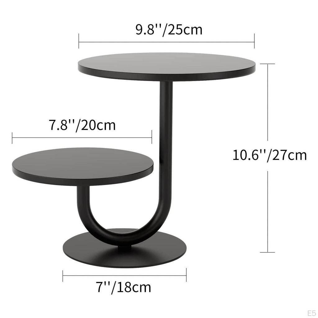 2 Tier Cake Stand Display Holder ,Serving Platter Serving Tray ,Dessert towers Round Cupcake Stands