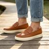 Mocasines de Diseñador Clásicos Para Hombre Zapatos sin Cordones Transpirables Planos Zapatos Casuales para Hombre Cómodos Zapatos de Cuero PU Hombre Zapatos Perezosos