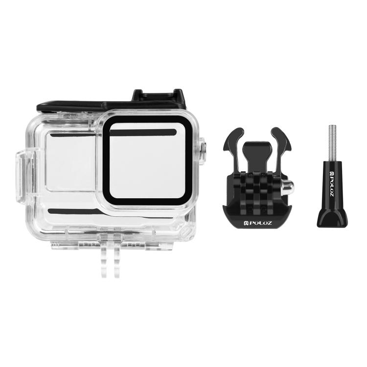 Per Insta360 Ace Pro / Pro 2 Custodia Impermeabile Sottomarina PULUZ 60m con Adattatore Base e Vite (Trasparente)