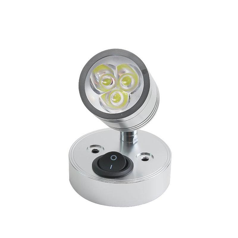 Wohnmobil-Spot Leselampe Wohnmobil-Wandleuchte Deckenleuchte LED-Spot Leselicht Schalter LED Wohnmobilzubehör